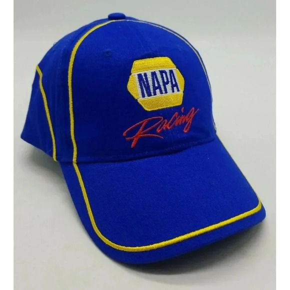 NAPA Racing #55 Michael Waltrip Nascar Toyota Baseball Cap Hat Lightening MWR - Picture 1 of 7